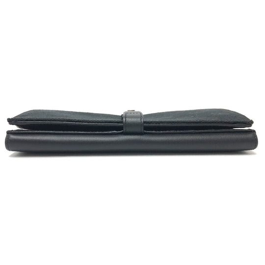GUCCI Folded wallet 035.2184 GG canvas black GG Jackie Women Used Authentic