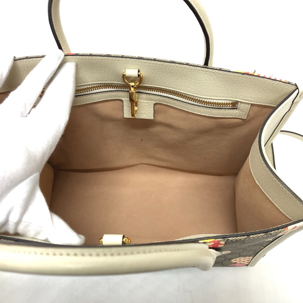 GUCCI Handbag 659983 GG Supreme Canvas beige GG Repom Women Used Authentic