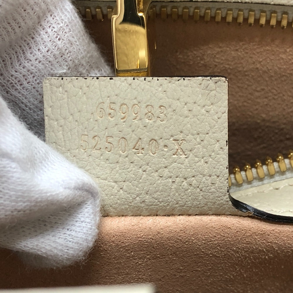 GUCCI Handbag 659983 GG Supreme Canvas beige GG Repom Women Used Authentic