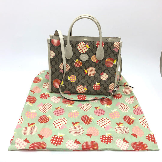 GUCCI Handbag 659983 GG Supreme Canvas beige GG Repom Women Used Authentic