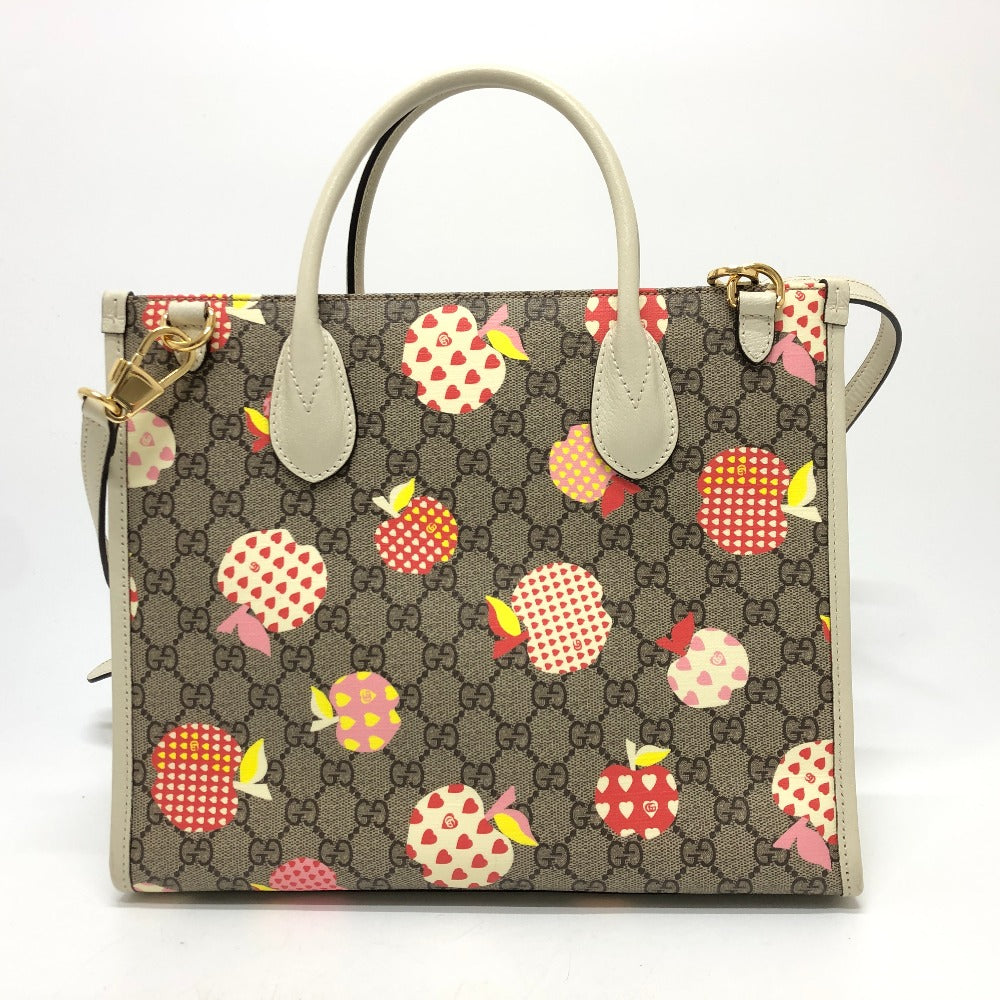 GUCCI Handbag 659983 GG Supreme Canvas beige GG Repom Women Used Authentic
