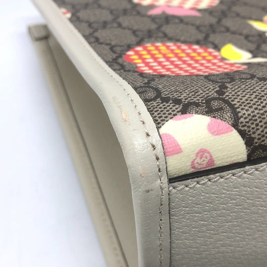 GUCCI Handbag 659983 GG Supreme Canvas beige GG Repom Women Used Authentic