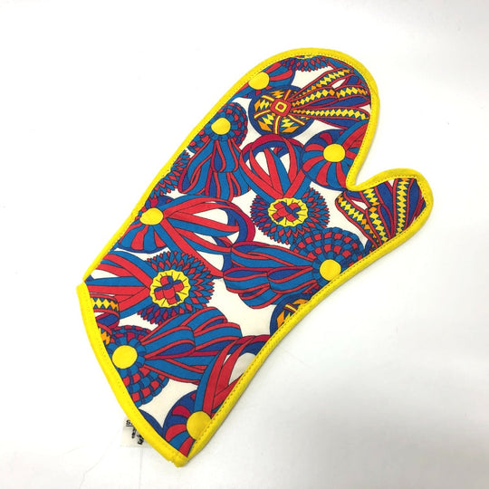 HERMES Other miscellaneous goods cotton multicolor Potholder ribbon kitchen gloves Women(Unisex) Used Authentic