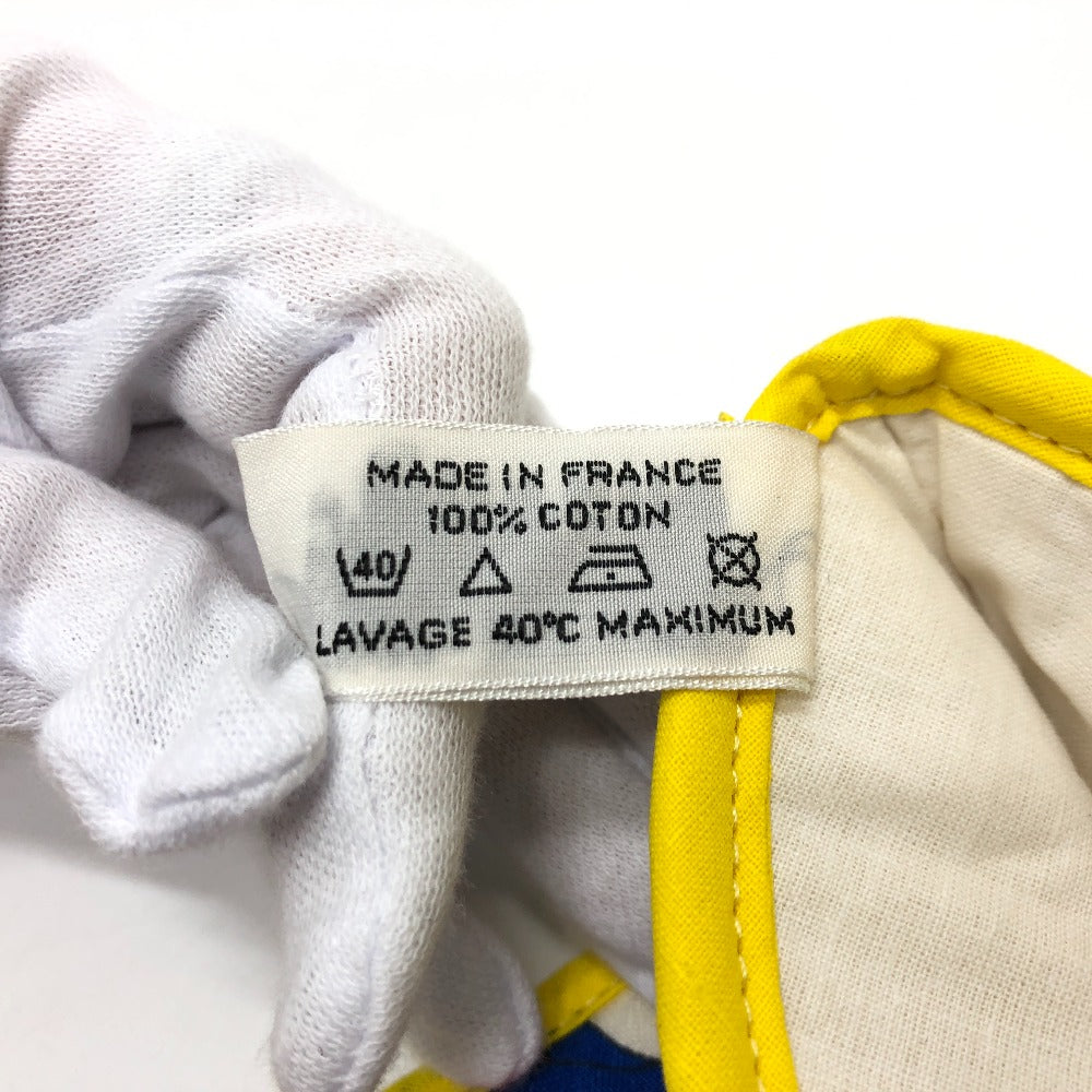 HERMES Other miscellaneous goods cotton multicolor Potholder ribbon kitchen gloves Women(Unisex) Used Authentic