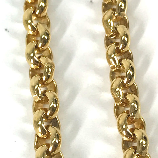 CHANEL Necklace Gold Plated gold vintage Heart CC COCO Mark Women Used Authentic