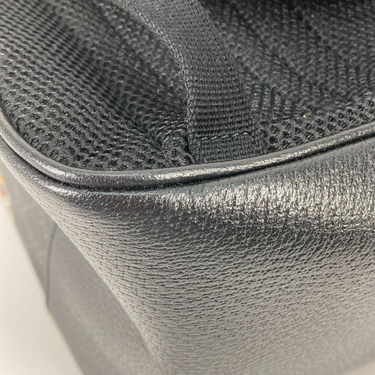GUCCI Backpack 696013 GG Supreme Canvas black Interlocking G Medium backpack mens Used Authentic