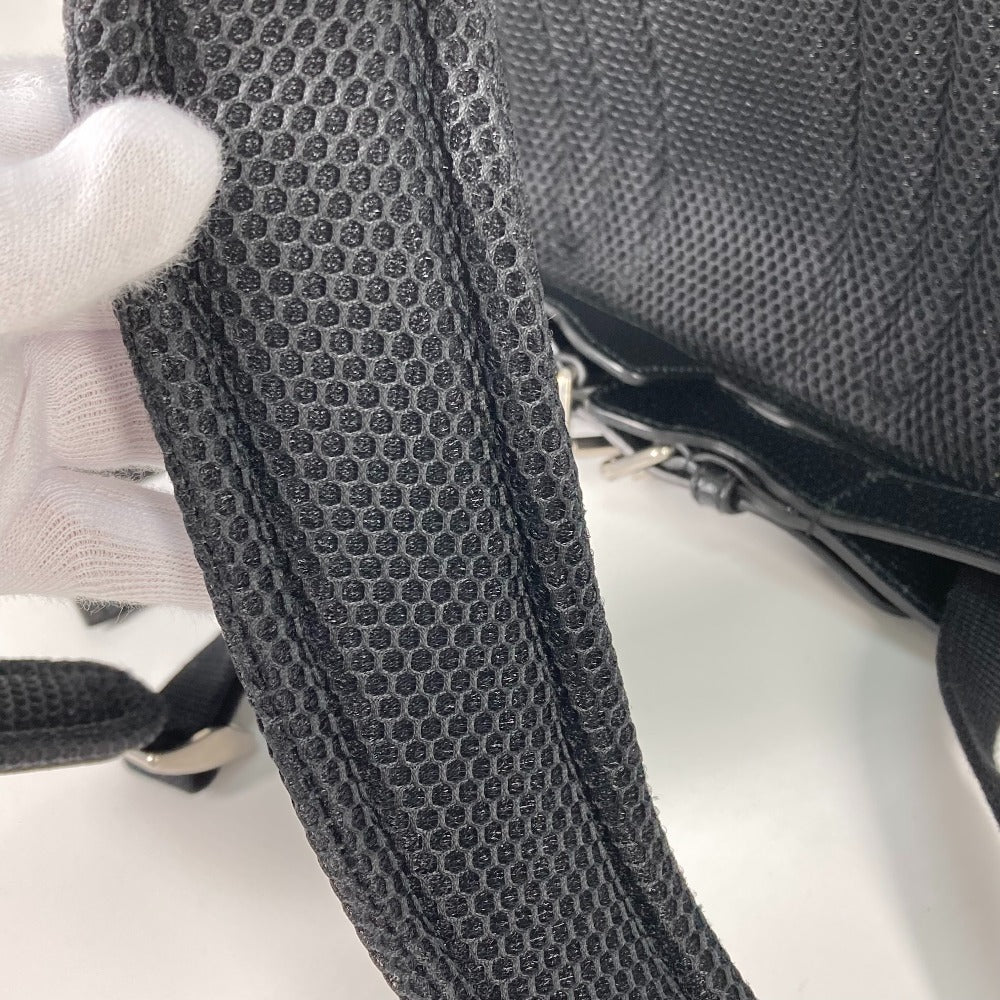 GUCCI Backpack 696013 GG Supreme Canvas black Interlocking G Medium backpack mens Used Authentic