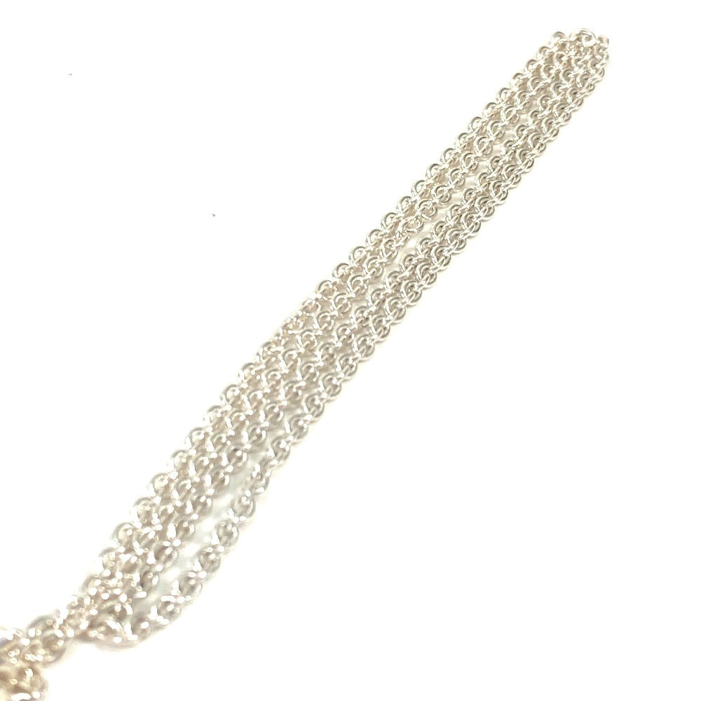 HERMES Necklace SV925 Silver Kelly Amulet Women Used Authentic