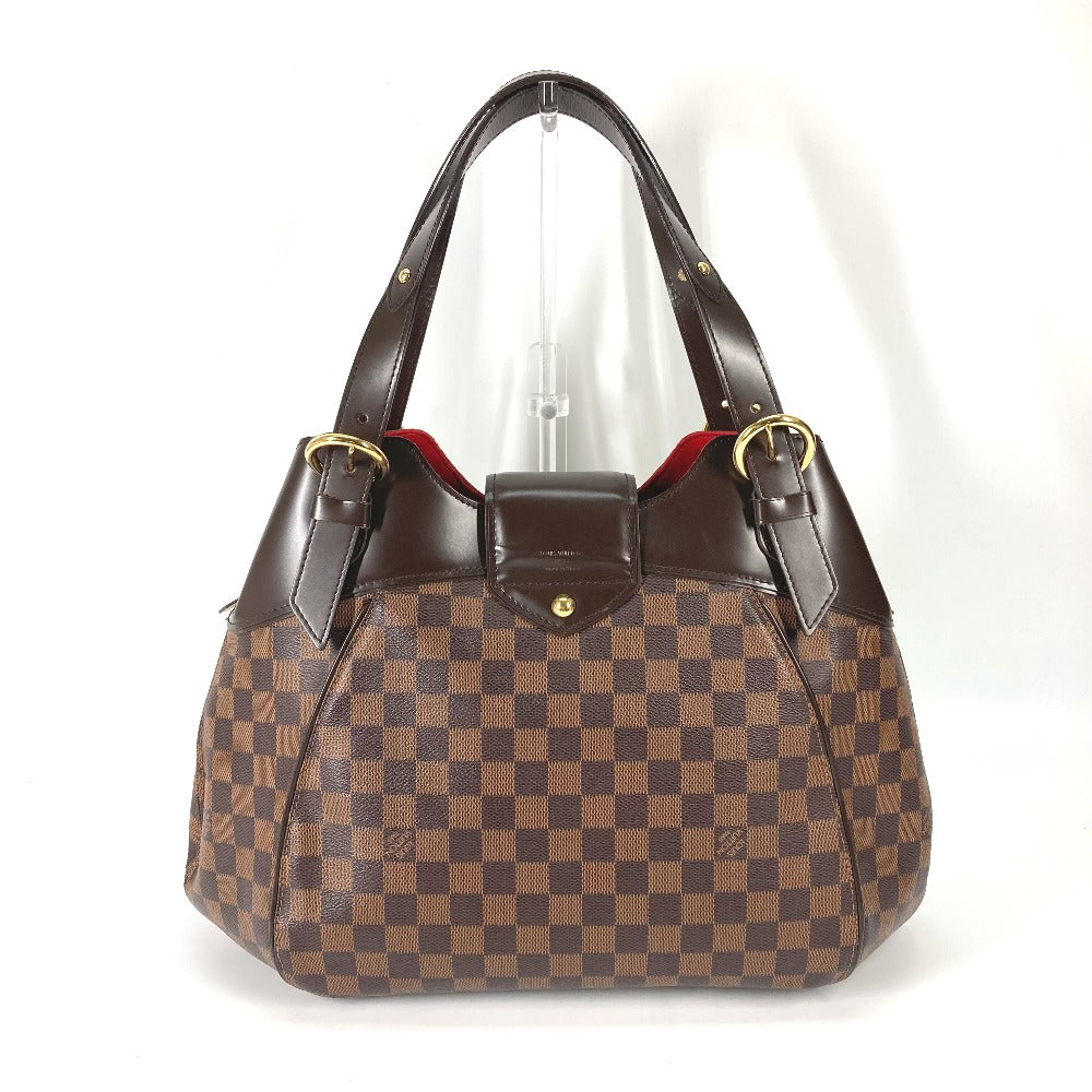 LOUIS VUITTON Shoulder Bag N41540 Damier canvas Brown Damier Sistina GM Women Used Authentic