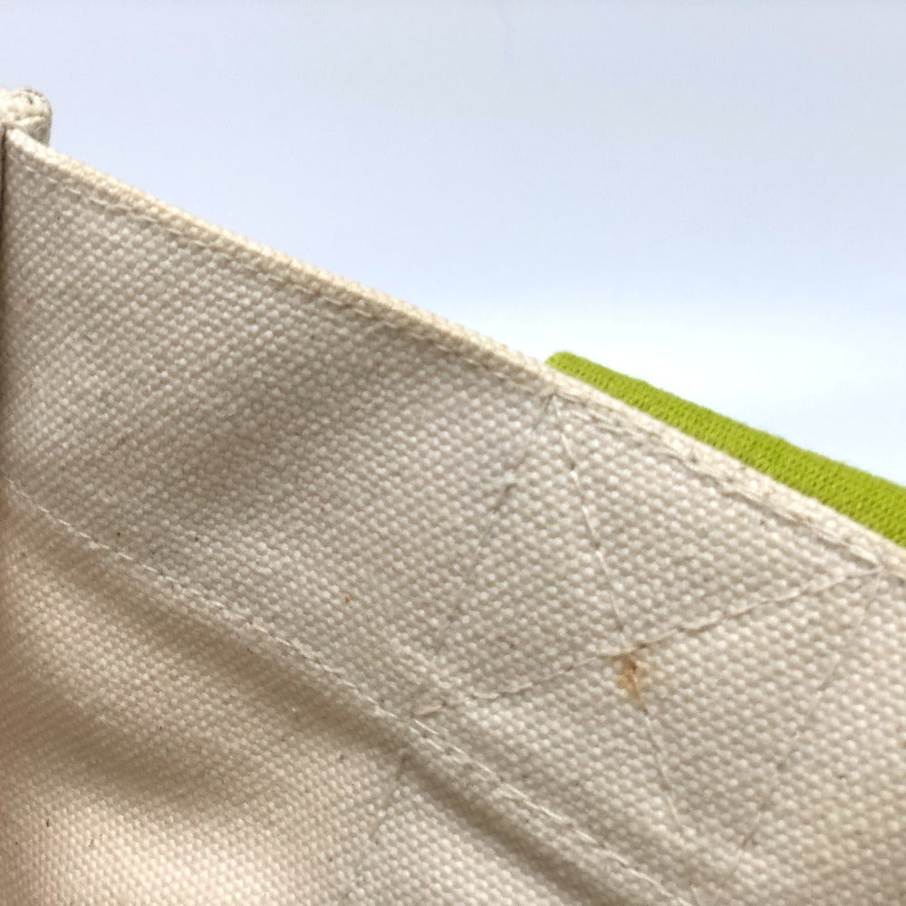 HERMES Tote Bag canvas green Bora Bora PM Women Used Authentic