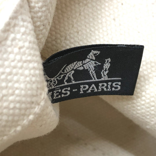 HERMES Tote Bag canvas green Bora Bora PM Women Used Authentic