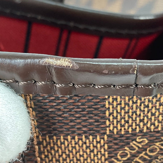 LOUIS VUITTON Tote Bag N41359 Damier canvas Brown Damier Never full PM mens Used Authentic