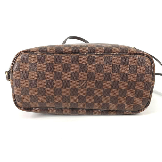 LOUIS VUITTON Tote Bag N41359 Damier canvas Brown Damier Never full PM mens Used Authentic