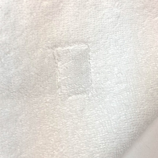 HERMES towel H103480M 01 cotton white bus wrap cabriol Kids Used Authentic