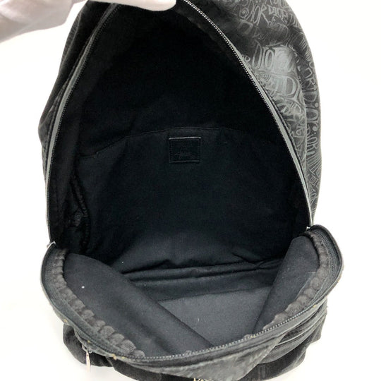 Dior Backpack 1PEBA064 Nylon / leather black Dior xStussy collaboration unisex(Unisex) Used Authentic