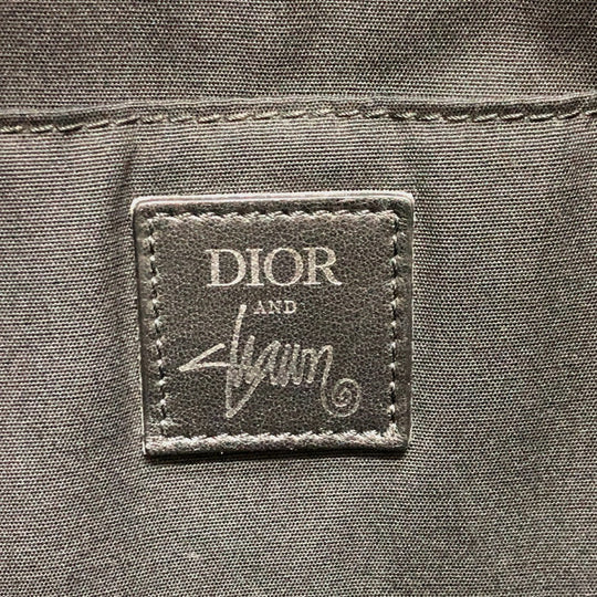 Dior Backpack 1PEBA064 Nylon / leather black Dior xStussy collaboration unisex(Unisex) Used Authentic