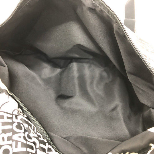 GUCCI Backpack 650288 Nylon / leather Black x white GUCCIxTHE NORTH FACE collaboration mens Used Authentic