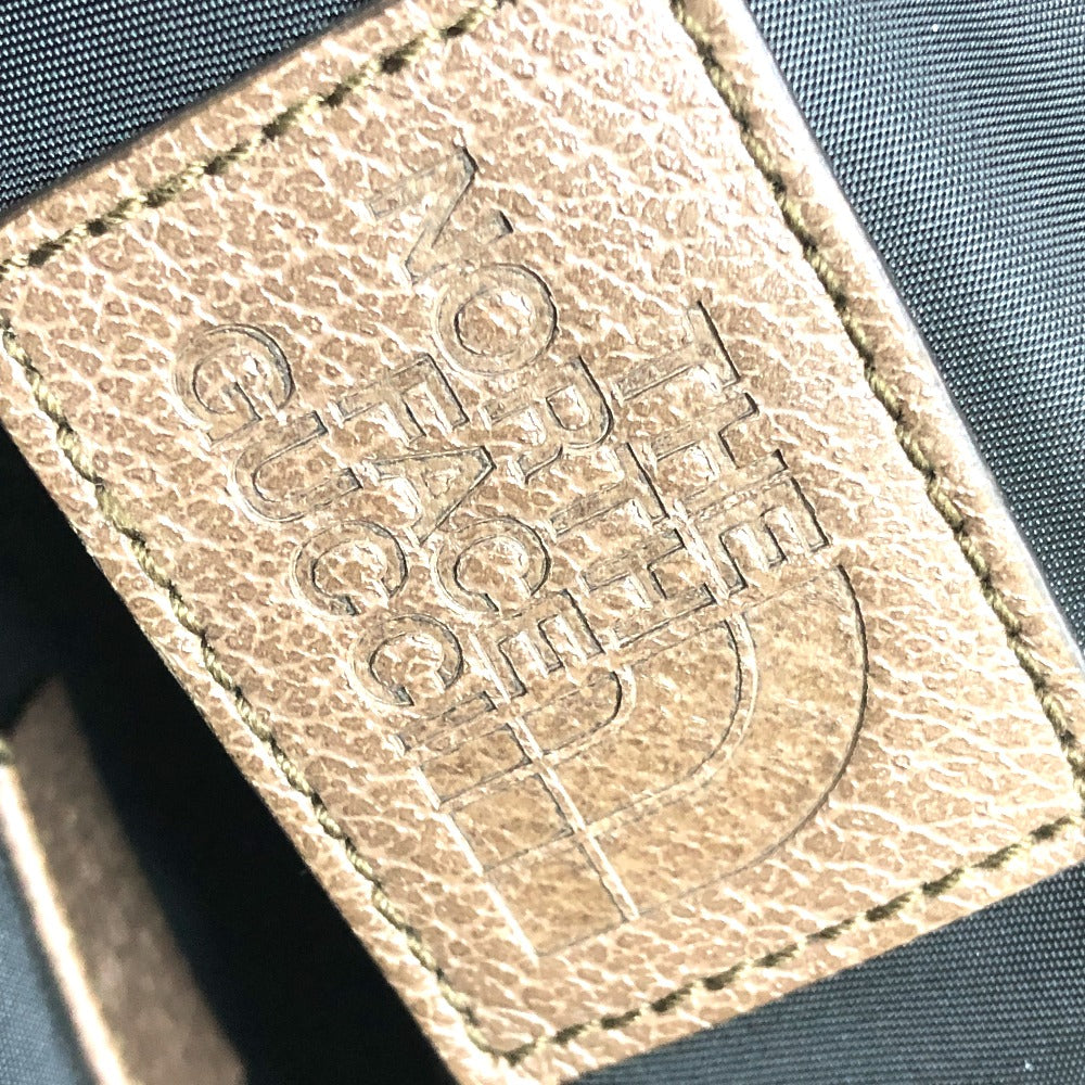 GUCCI Backpack 650288 Nylon / leather Black x white GUCCIxTHE NORTH FACE collaboration mens Used Authentic