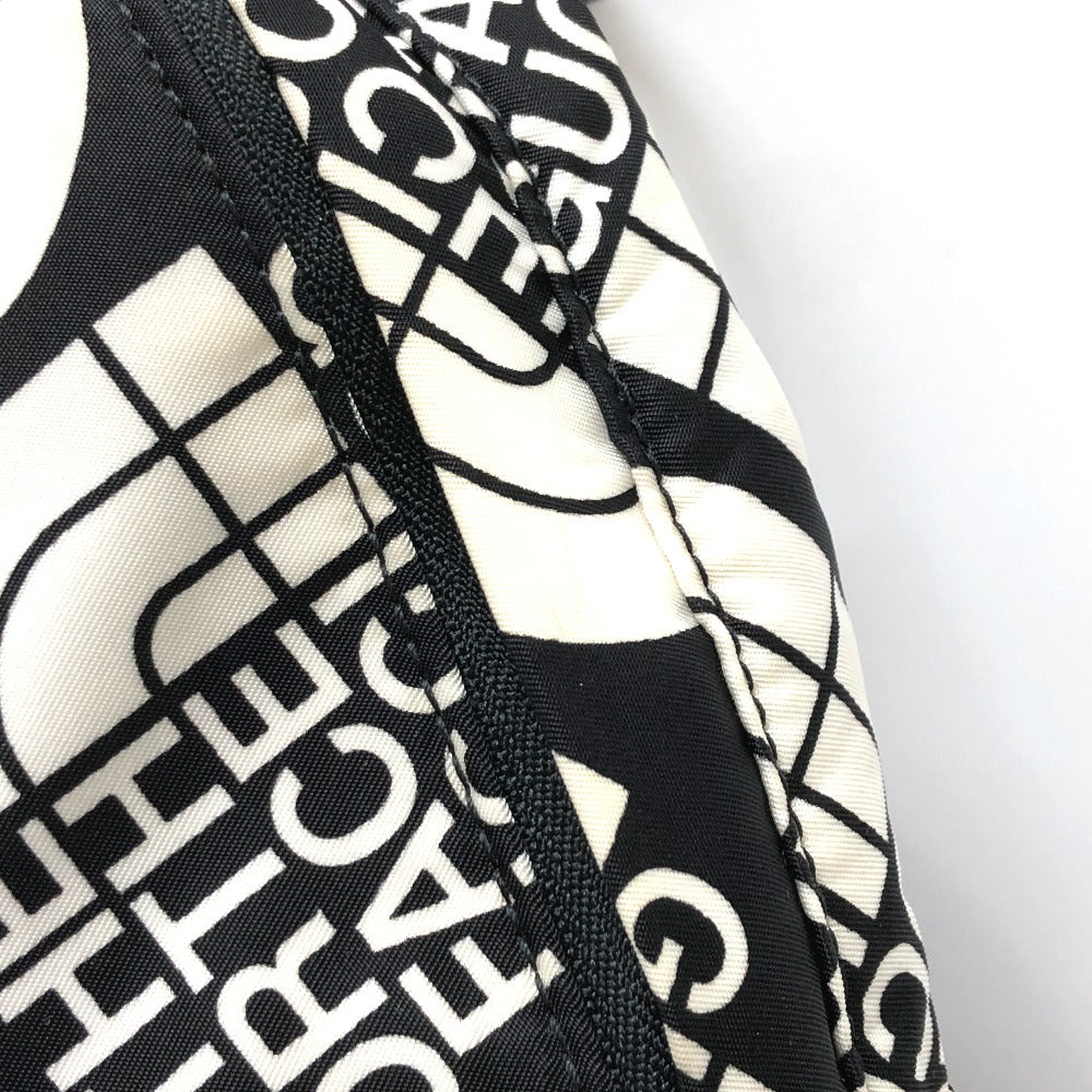 GUCCI Backpack 650288 Nylon / leather Black x white GUCCIxTHE NORTH FACE collaboration mens Used Authentic