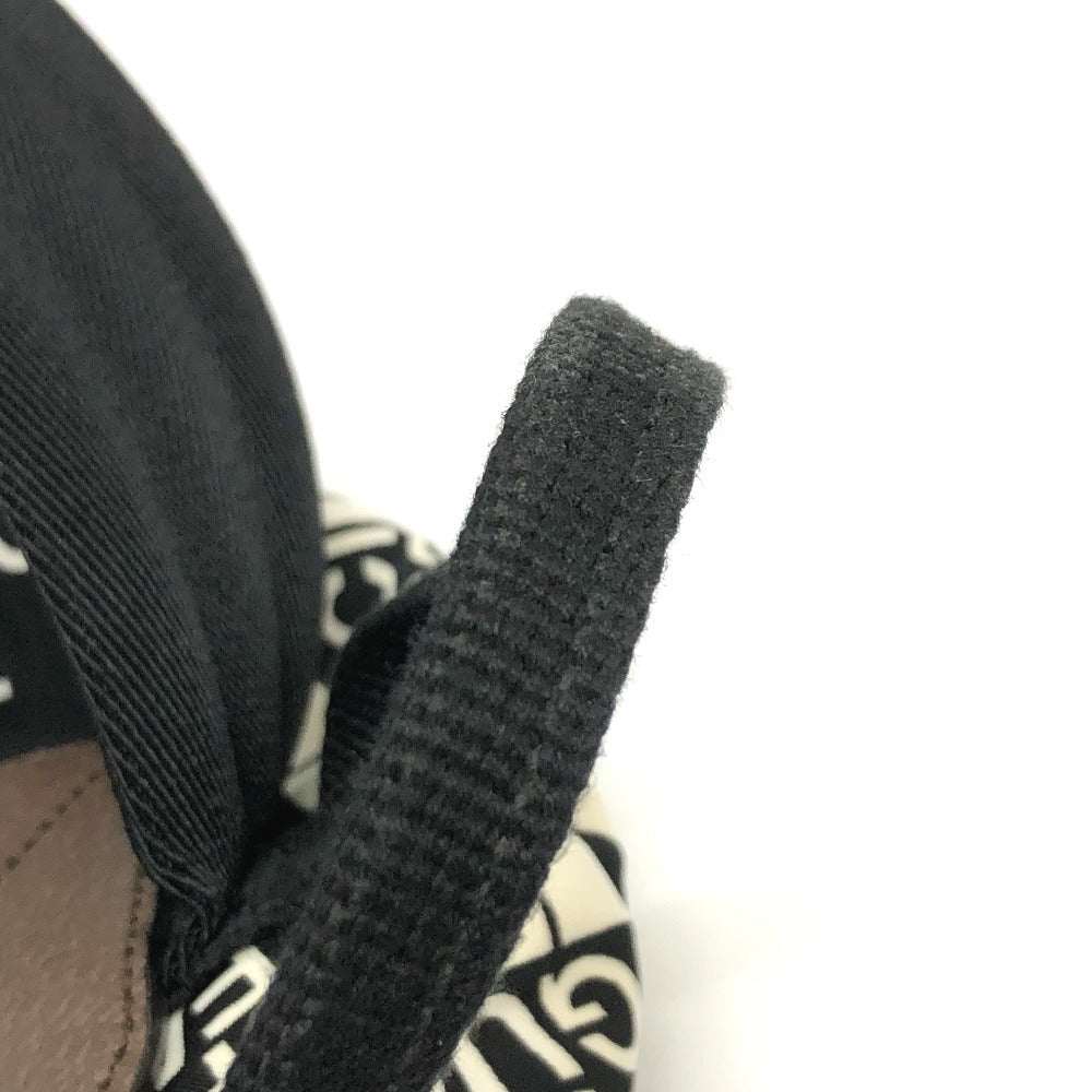 GUCCI Backpack 650288 Nylon / leather Black x white GUCCIxTHE NORTH FACE collaboration mens Used Authentic