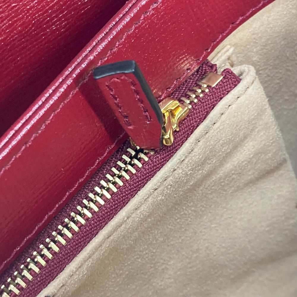 GUCCI Shoulder Bag 602204 GG Supreme canvas, leather beige GG Supreme Horsebit 1955 Women Used Authentic
