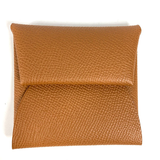 HERMES Coin case Epsom gold Bastia Women Used Authentic