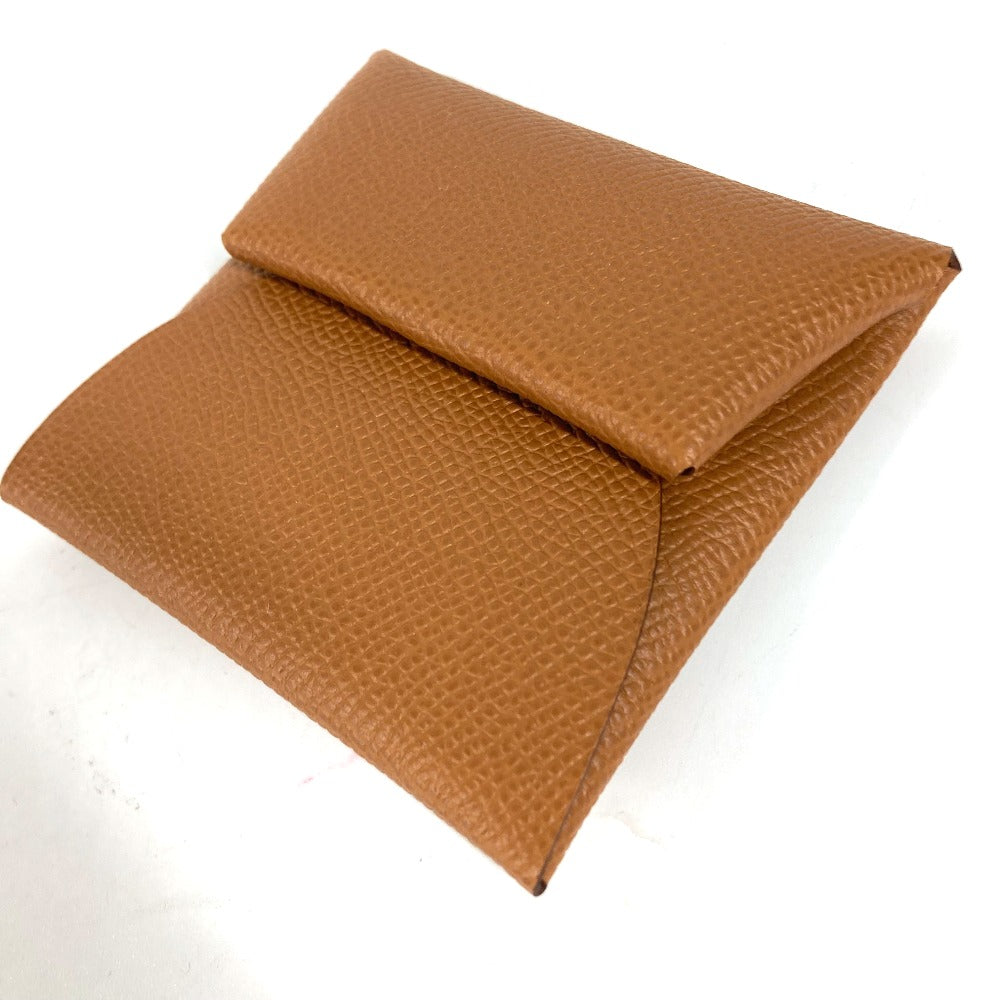 HERMES Coin case Epsom gold Bastia Women Used Authentic