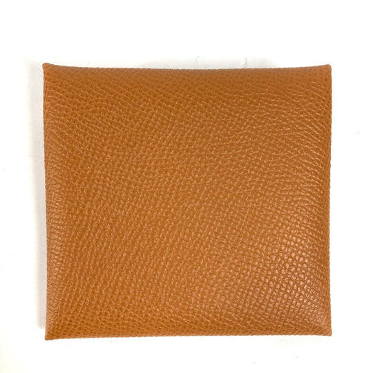 HERMES Coin case Epsom gold Bastia Women Used Authentic