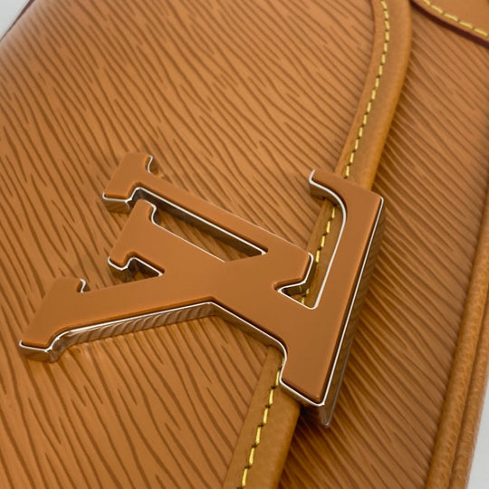 LOUIS VUITTON Shoulder Bag M59459 Epi Leather Brown Epi Busy NM Women Used Authentic