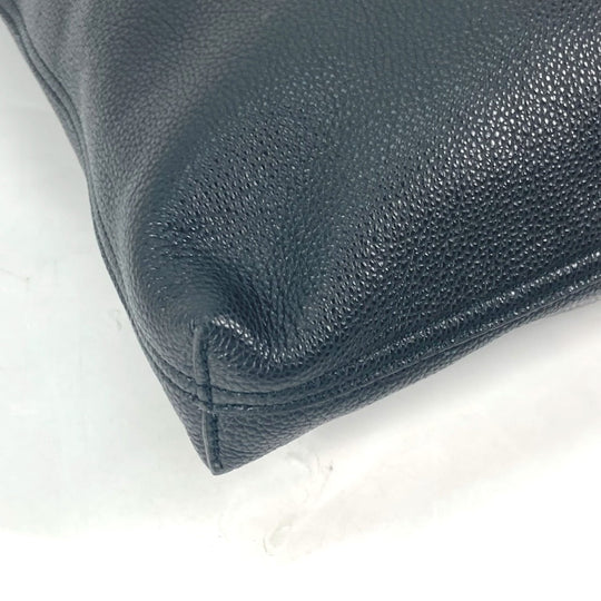 GUCCI Tote Bag 572768 leather black Sherry line Logo print unisex(Unisex) Used Authentic