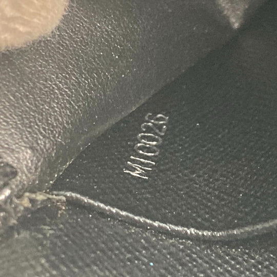 LOUIS VUITTON Long Wallet Purse M63042 Epi Leather black Epi Organizer Atoll mens Used Authentic
