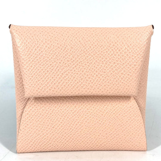 HERMES Coin case Epsom Pink type Wallet Bastia Women Used Authentic