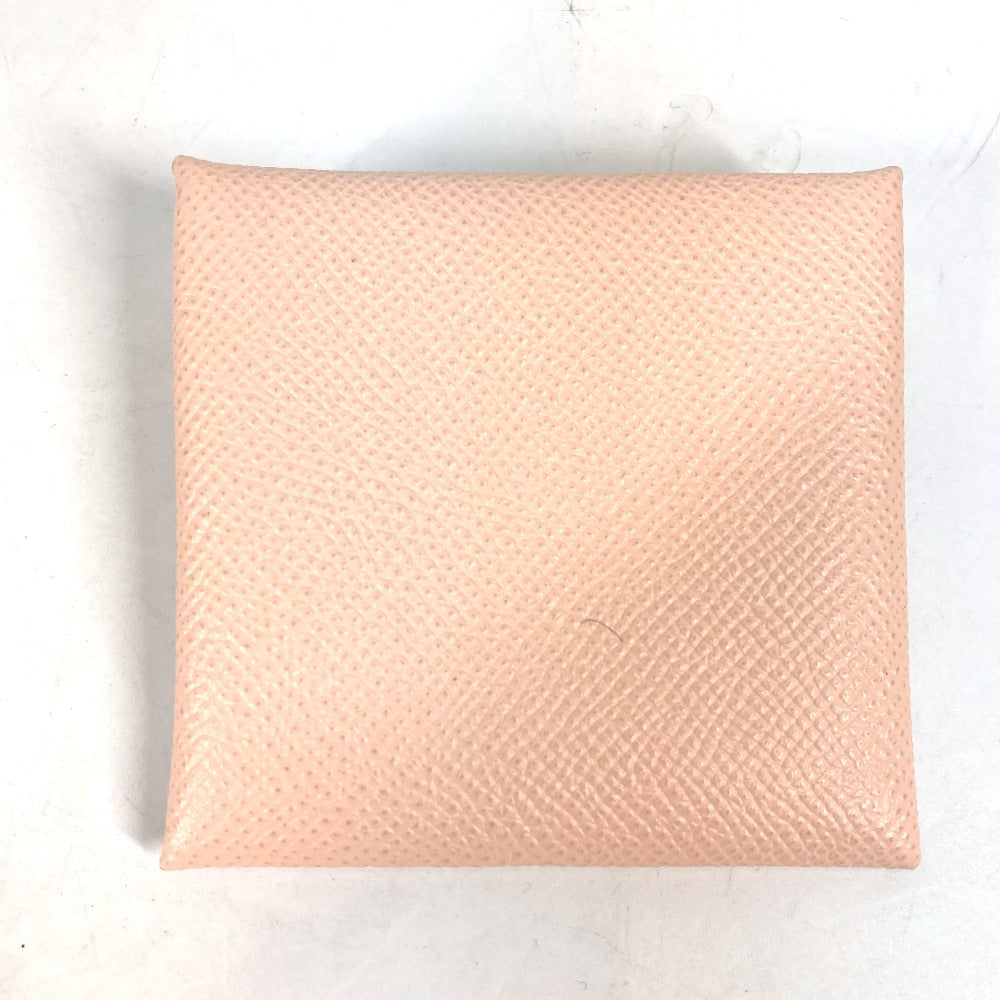 HERMES Coin case Epsom Pink type Wallet Bastia Women Used Authentic