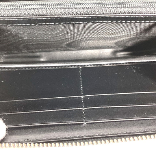 GUCCI Long Wallet Purse 451249 PVC leather beige GG Supreme Long wallet Women Used Authentic