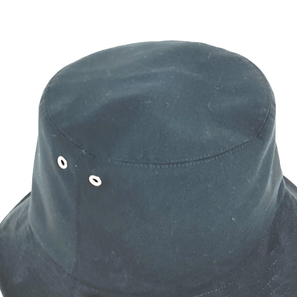 Dior hat 95TDD923A130 polyester black Oblique TEDDY-D Bob Hat Teddy Women 56 Used Authentic