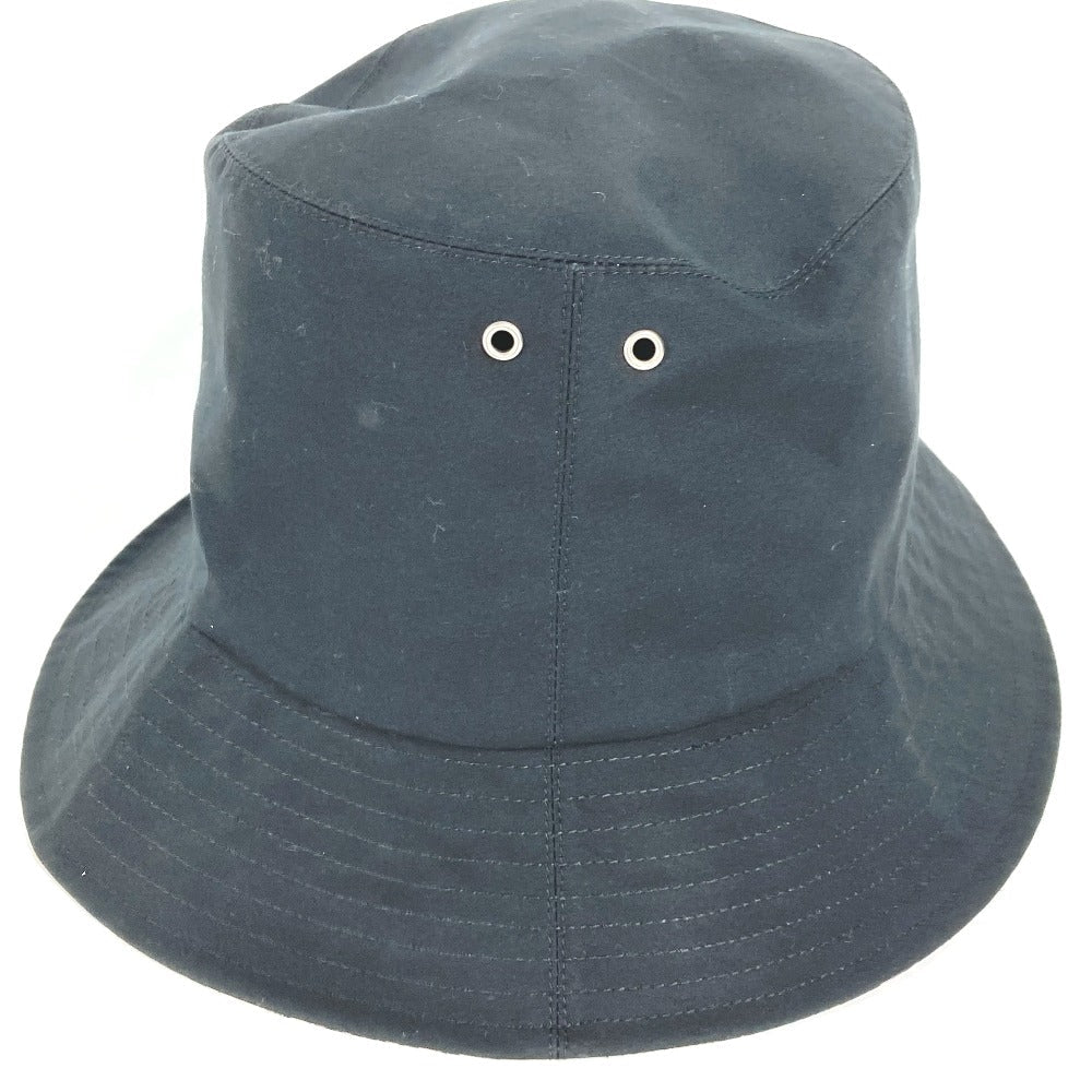 Dior hat 95TDD923A130 polyester black Oblique TEDDY-D Bob Hat Teddy Women 56 Used Authentic