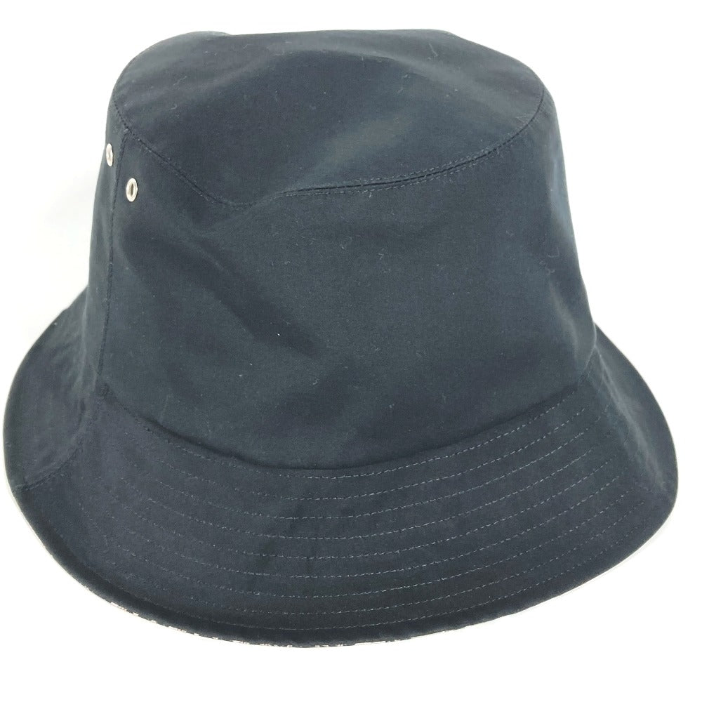 Dior hat 95TDD923A130 polyester black Oblique TEDDY-D Bob Hat Teddy Women 56 Used Authentic