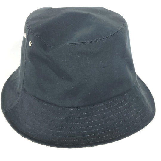 Dior hat 95TDD923A130 polyester black Oblique TEDDY-D Bob Hat Teddy Women 56 Used Authentic