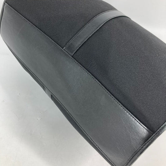 GUCCI Shoulder Bag 002 1064 Leather / nylon black Jackie line Women Used Authentic