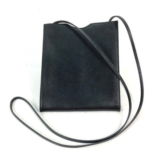 HERMES Shoulder Bag Box scarf black Onimetu Women Secondhand Authentic