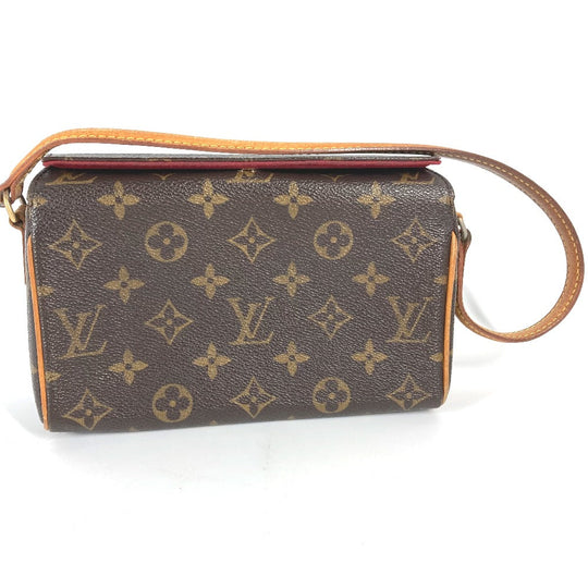 LOUIS VUITTON Shoulder Bag M51900 Monogram canvas Brown Monogram Recital Women Used Authentic