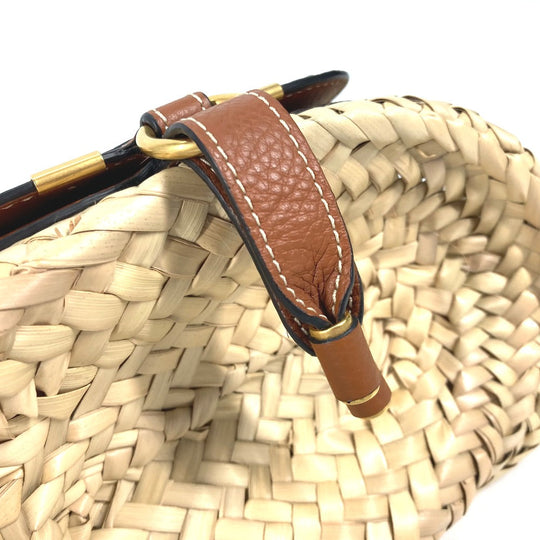 Chloe Tote Bag Straw, Leather beige handbag bag MARCIE