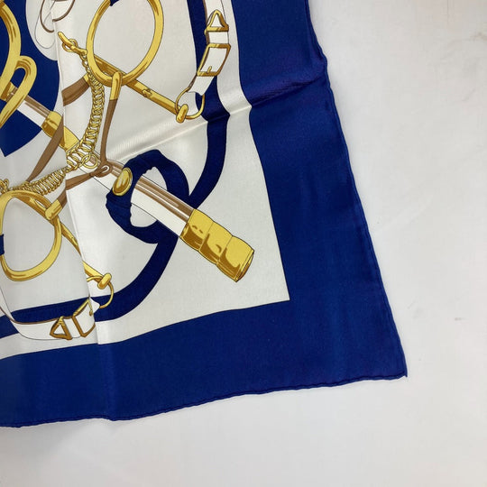 HERMES scarf silk Red The Evolution of Horse-Drawn Carriages Carre90 Women Used Authentic