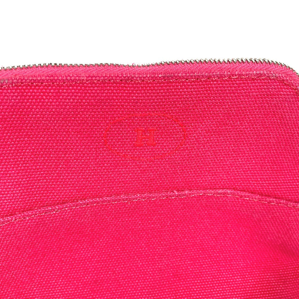 HERMES Pouch canvas pink Bolide Pouch Mini Mini 16