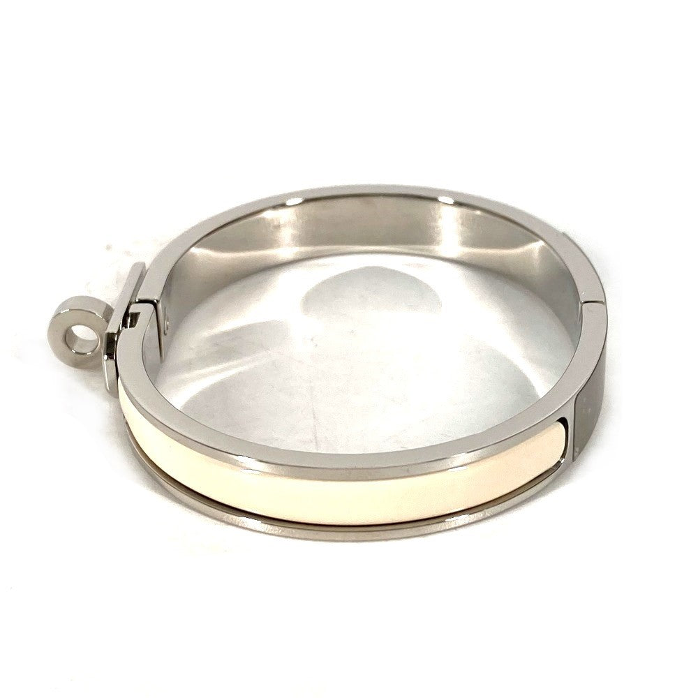 HERMES bracelet metal Silver Bangle Mini Click Kelly