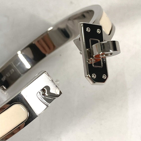 HERMES bracelet metal Silver Bangle Mini Click Kelly