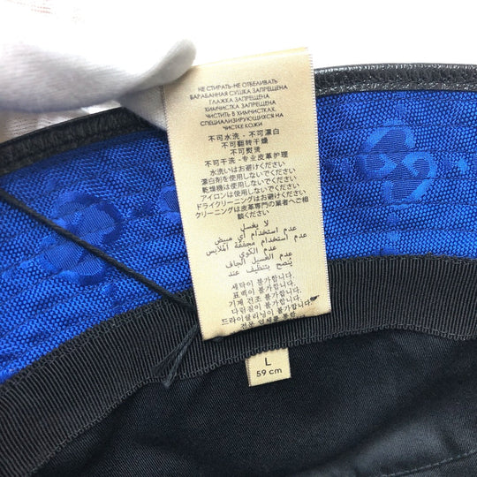 Dior cap 933C902L4511 cotton Navy ATELIER logo embroidery mens M Used Authentic