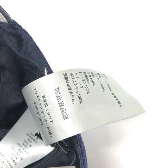 Dior cap 933C902L4511 cotton Navy ATELIER logo embroidery mens M Secondhand Authentic