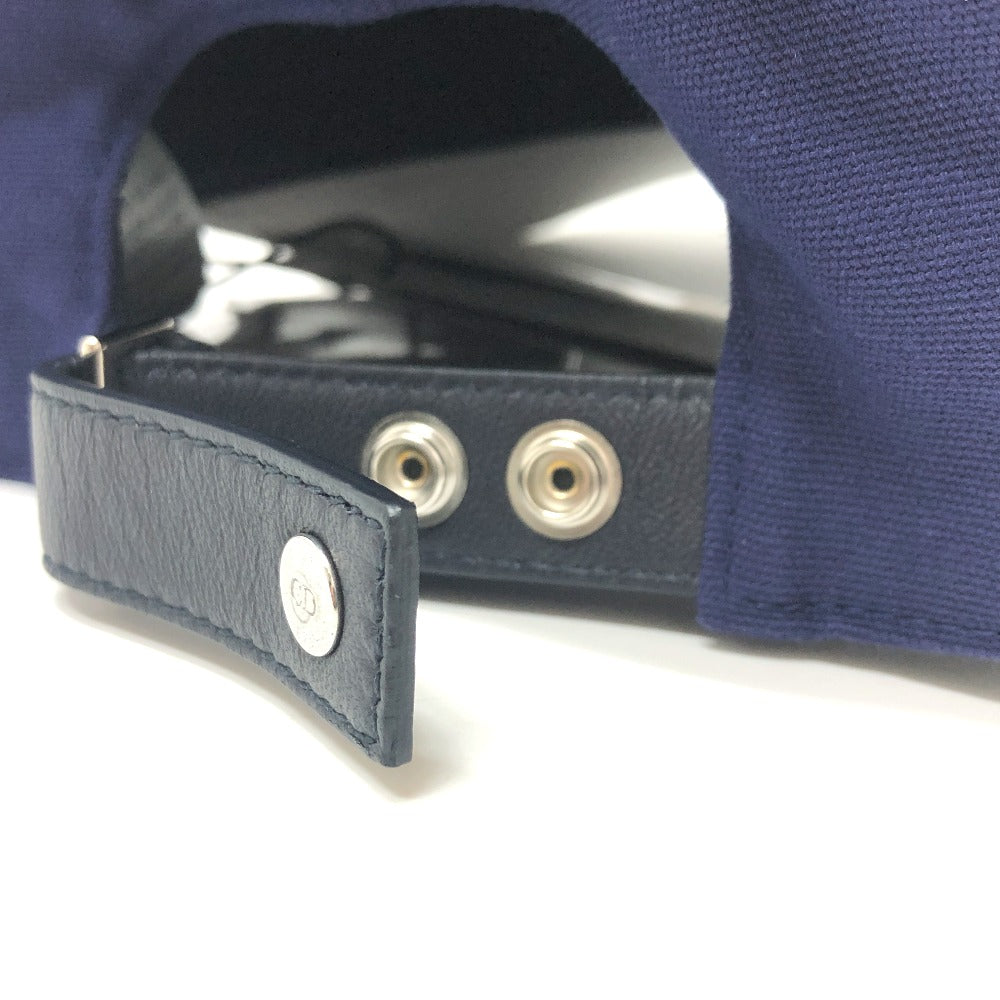 Dior cap 933C902L4511 cotton Navy ATELIER logo embroidery mens M Secondhand Authentic