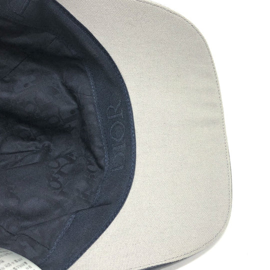 Dior cap 933C902L4511 cotton Navy ATELIER logo embroidery mens M Secondhand Authentic